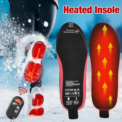 Heated Insoles Wireless Control USB-C Rechargeable Trim-to-Fit Support