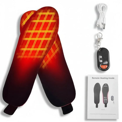 Heated Insoles Wireless Control USB-C Rechargeable Trim-to-Fit Support