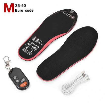 Heated Insoles Wireless Control USB-C Rechargeable Trim-to-Fit Support