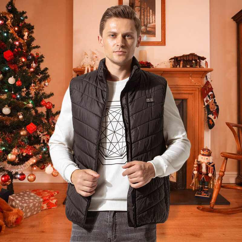 Heated Vest Graphene Heating Zones USB Powered Adjustable Heat