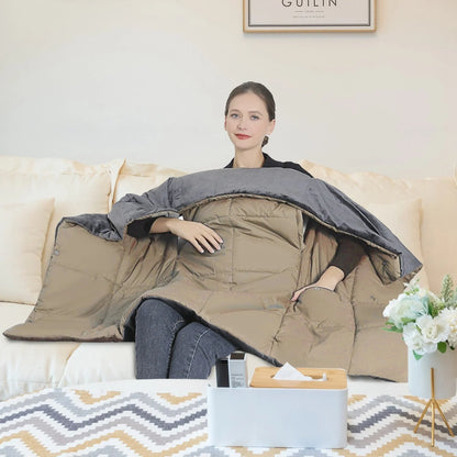 Heated Wrap Blanket USB Powered Six Heating Zones