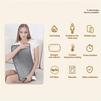 Heating Pad Adjustable 9 Heat Levels Auto Shutoff Timer