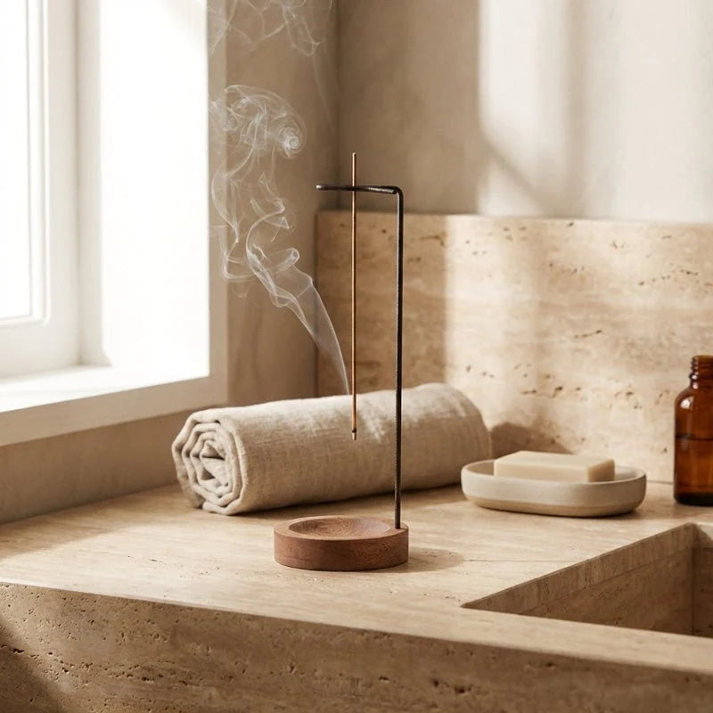 Incense Stick Holder Hanging Wooden Space-Saving