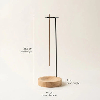 Incense Stick Holder Hanging Wooden Space-Saving