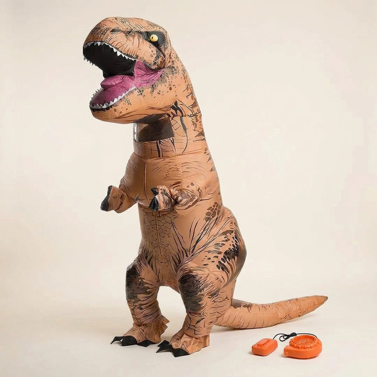 Inflatable T-Rex Costume Built-In Fan Adult One Size