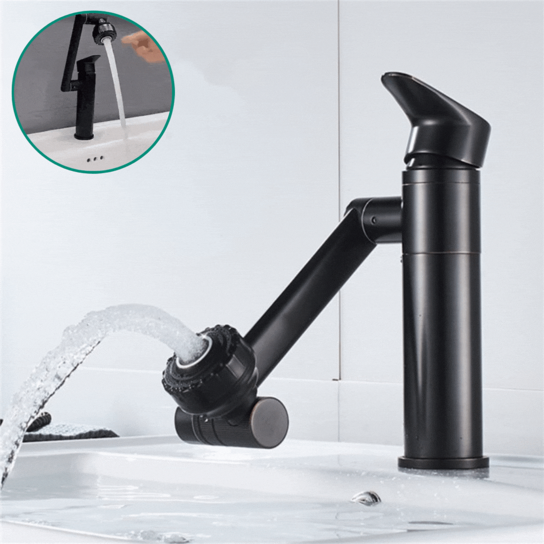 Kitchen Faucet Stainless Steel 360° Swivel Spray Function