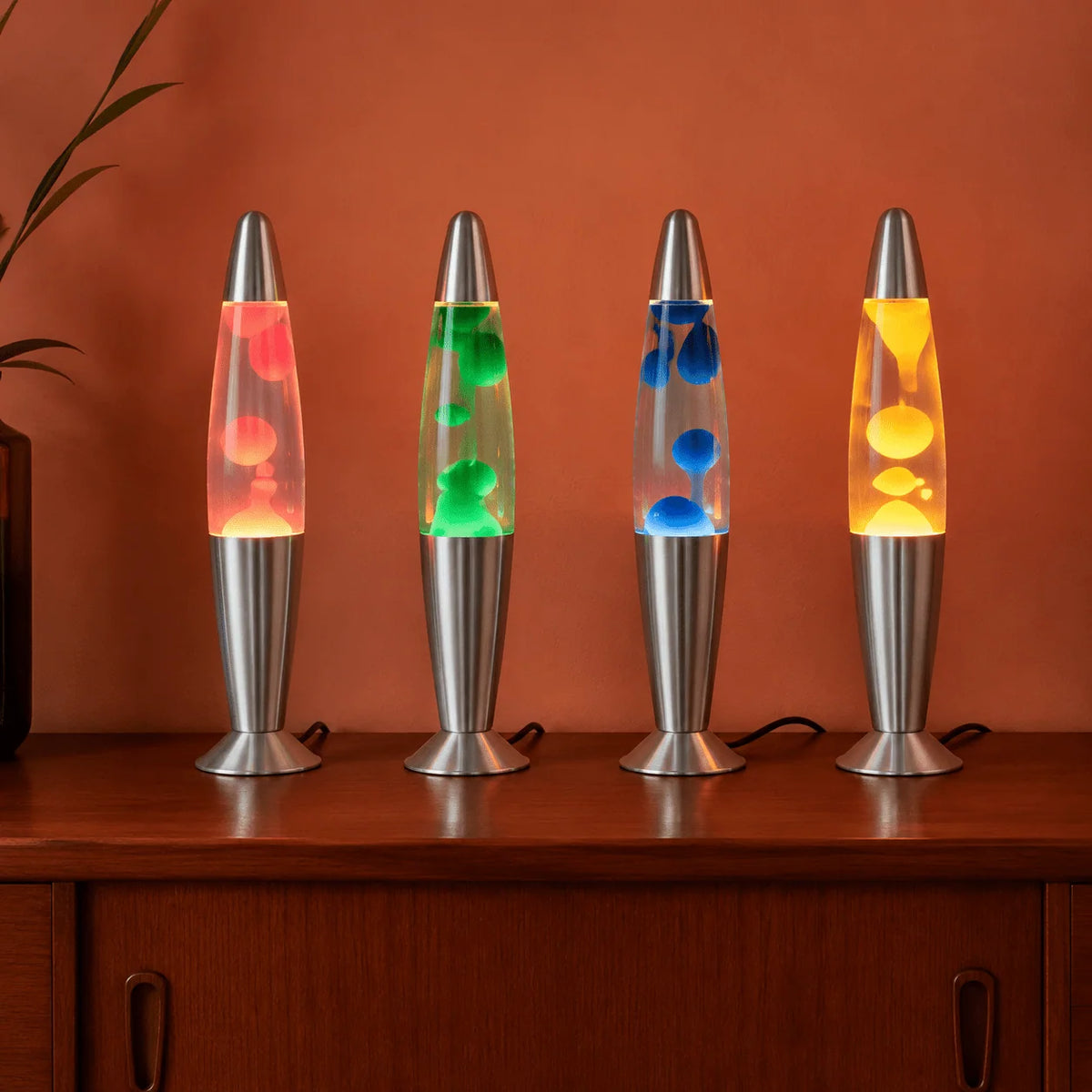 Lava Lamp Flowing Wax Warm LED Glow