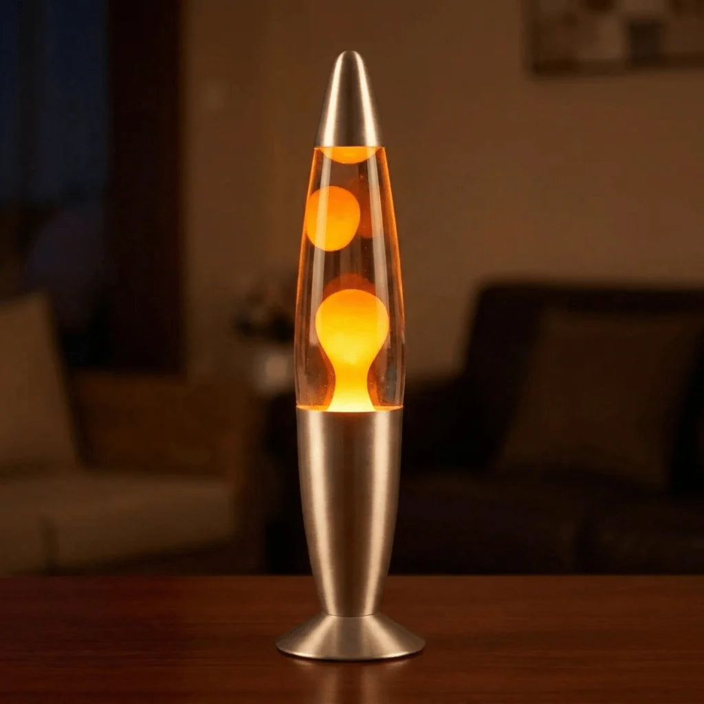 Lava Lamp Flowing Wax Warm LED Glow