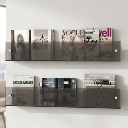 Magazine Holder Acrylic Wall-Mounted Space-Saving Display