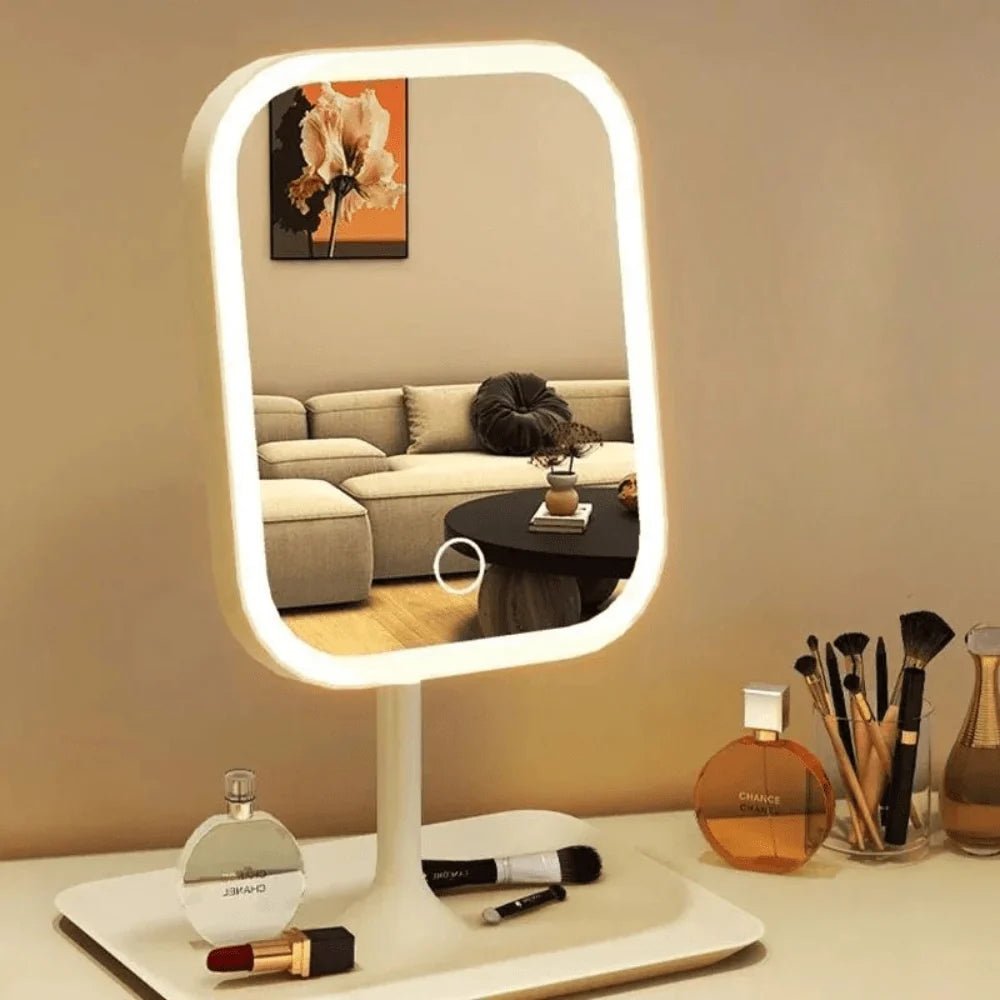 Makeup Mirror LED Three Light Modes USB Rechargeable