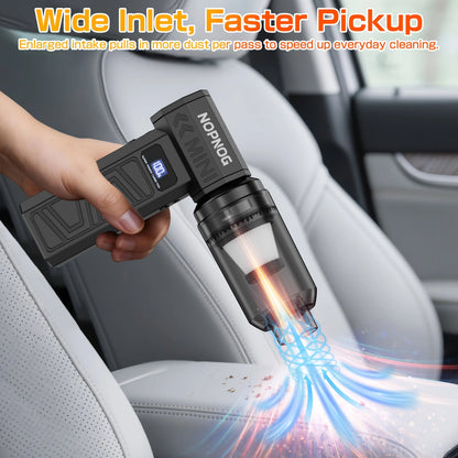 Mini Air Blower & Vacuum Cordless USB-C Rechargeable 3 Nozzles