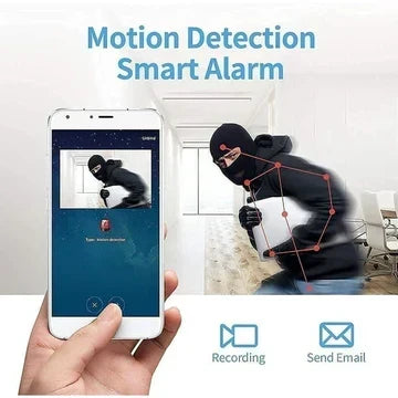 Mini Security Camera 1080p Night Vision Two-Way Audio