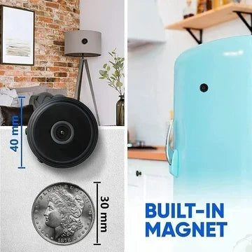 Mini Security Camera 1080p Night Vision Two-Way Audio
