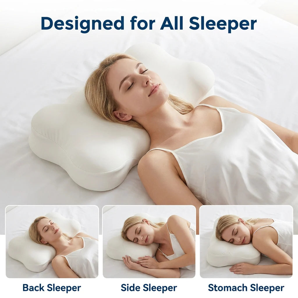 Neck Support Pillow Memory Foam Cervical Support
