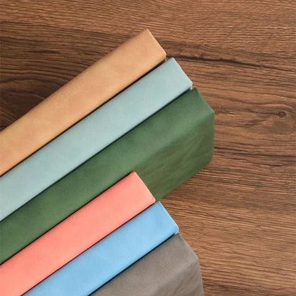 Notebook Genuine Leather Cover Integrated Bookmark 200 Pages