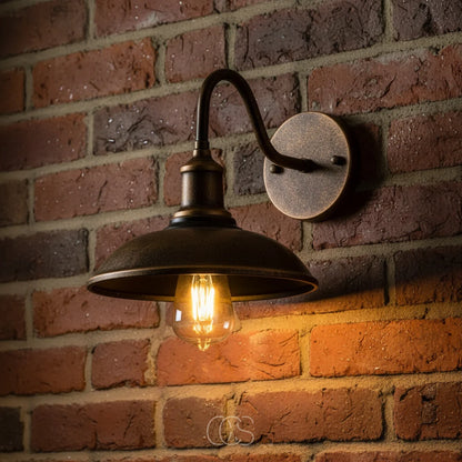 Outdoor Wall Light Bronze Aluminum IP65 Waterproof