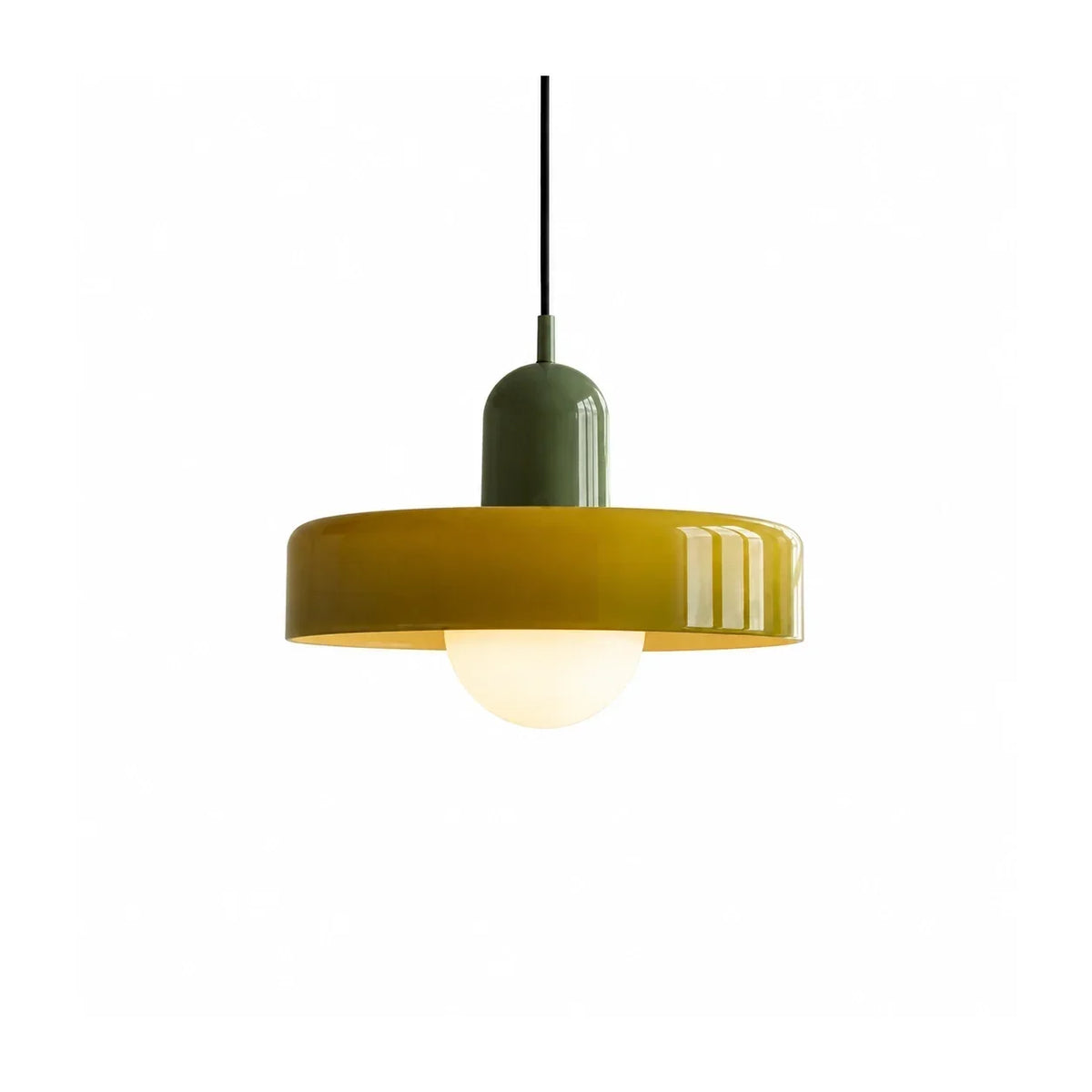 Pendant Light Spherical Glass Shade Soft Diffused Light