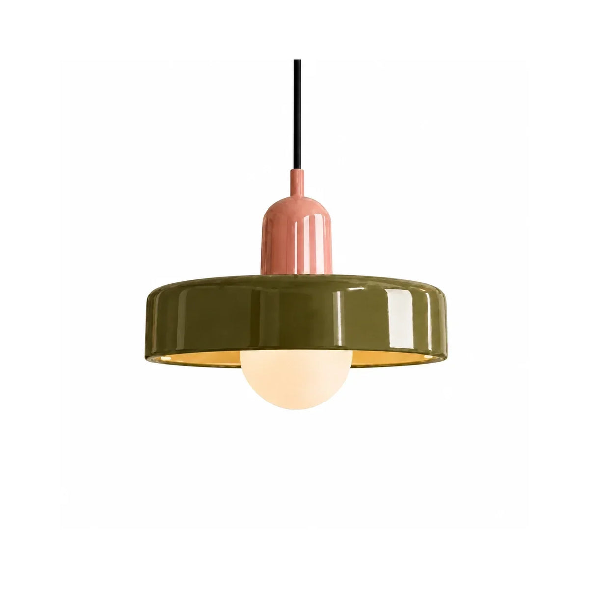 Pendant Light Spherical Glass Shade Soft Diffused Light