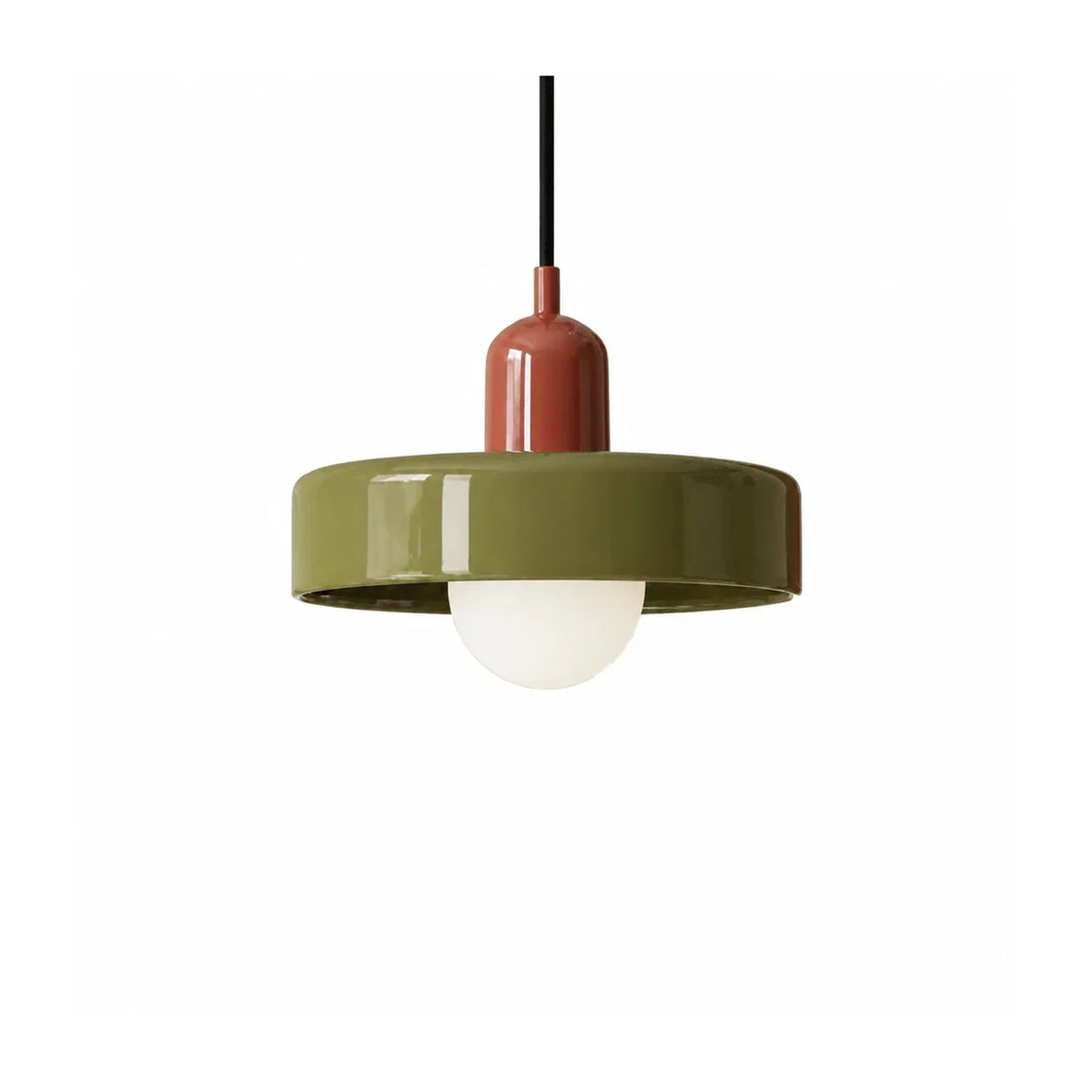 Pendant Light Spherical Glass Shade Soft Diffused Light