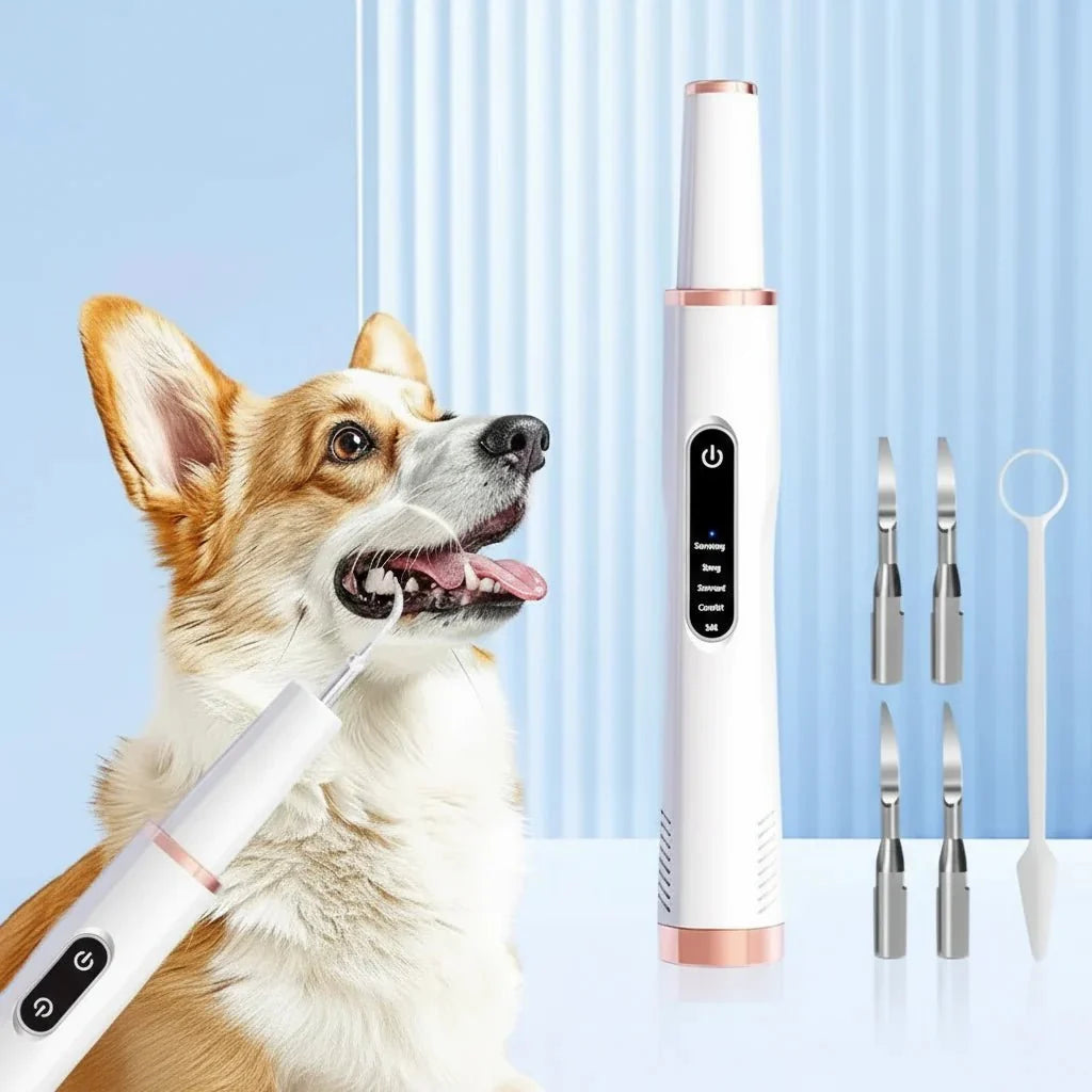 Pet Dental Cleaner Ultrasonic Handheld For Dogs & Cats