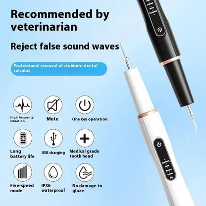 Pet Dental Cleaner Ultrasonic Handheld For Dogs & Cats