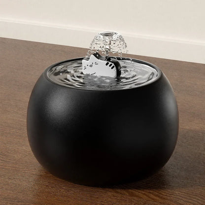 Pet Water Fountain Ceramic Filtered Circulating