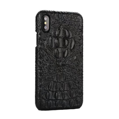 Phone Case Genuine Leather Crocodile Texture For iPhone Models 7- X