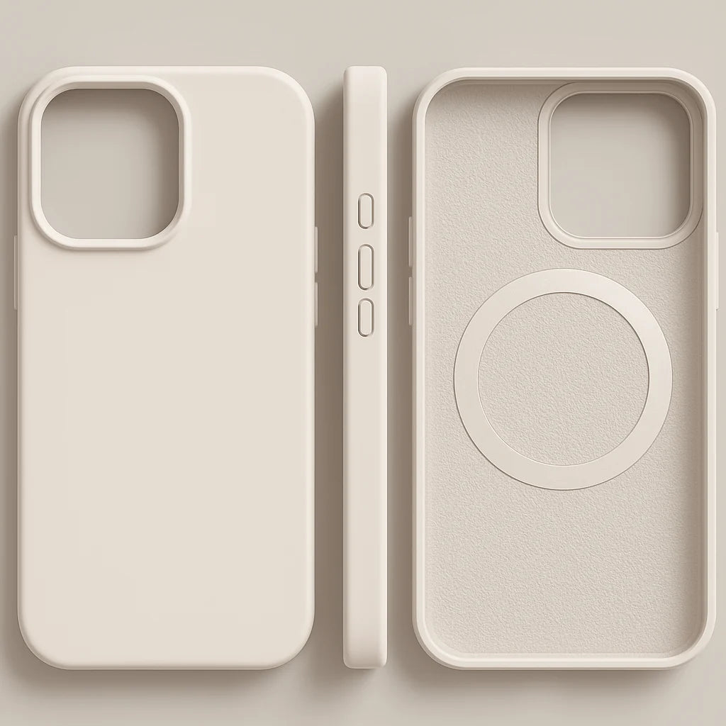 Phone Case Liquid Silicone Slim Wireless Charging Compatible