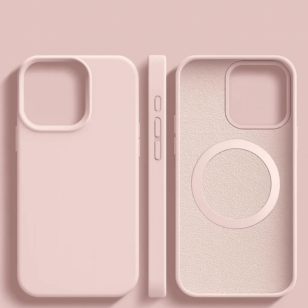 Phone Case Liquid Silicone Slim Wireless Charging Compatible