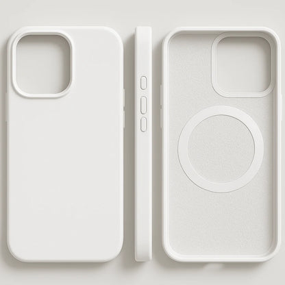 Phone Case Liquid Silicone Slim Wireless Charging Compatible