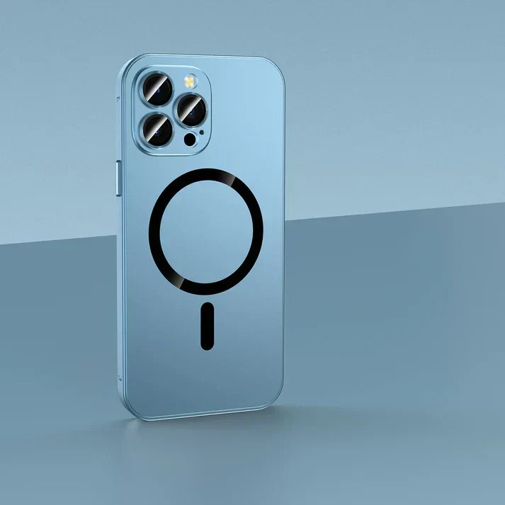 Phone Case Slim Metal Magnetic Compatible Shock Resistant