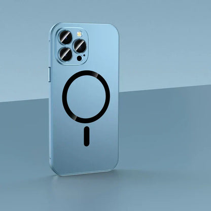 Phone Case Slim Metal Magnetic Compatible Shock Resistant