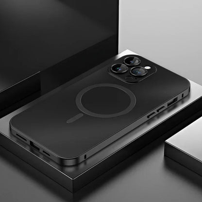 Phone Case Slim Metal Magnetic Compatible Shock Resistant