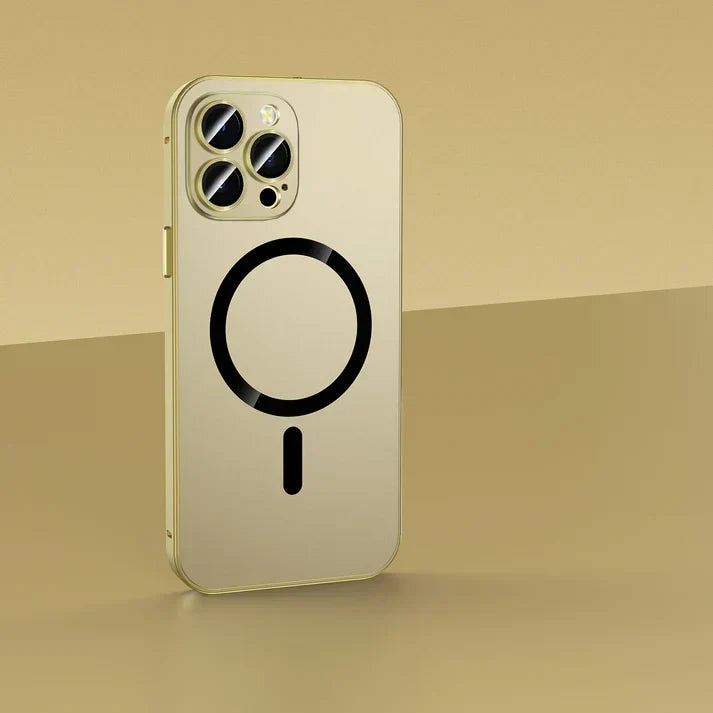 Phone Case Slim Metal Magnetic Compatible Shock Resistant
