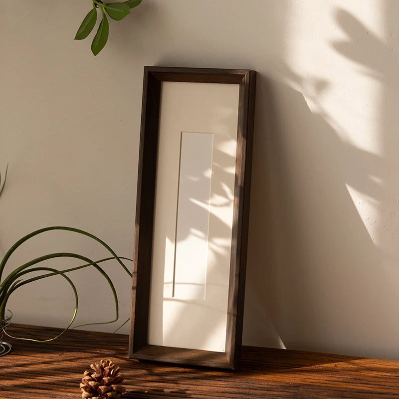 Picture Frame Wood Minimalist Easy-Mount