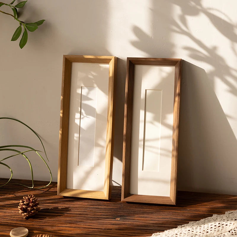 Picture Frame Wood Minimalist Easy-Mount