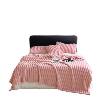 Plush Blanket Soft Warmth Machine Washable Multiple Sizes