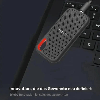 Portable External SSD Fast Transfer Shock-Resistant Design