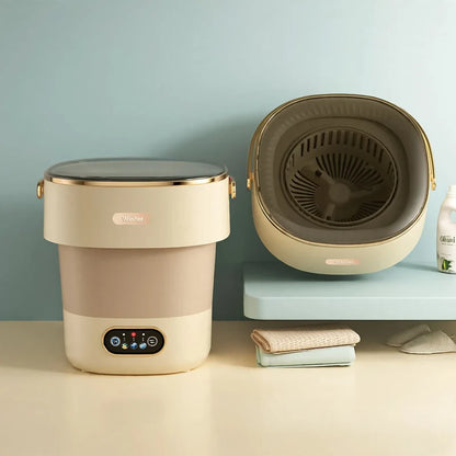Portable Washing Machine Foldable Spin-Dry 11 Lb Capacity