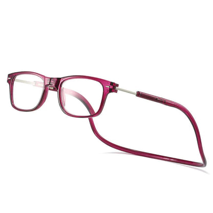 Reading Glasses Blue Light Filtering Magnetic Neck Strap Lightweight Frame