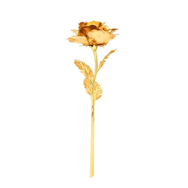 Rose 24K Gold Foil Finish Gift Box Included