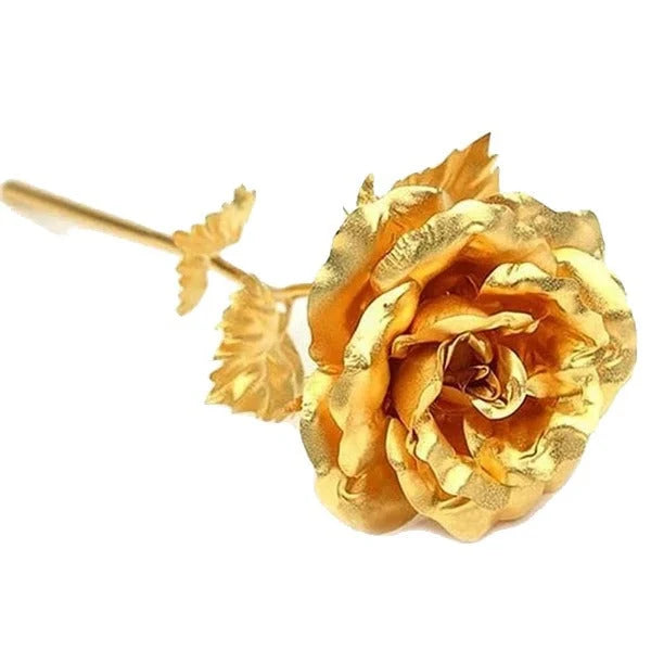 Rose 24K Gold Foil Finish Gift Box Included