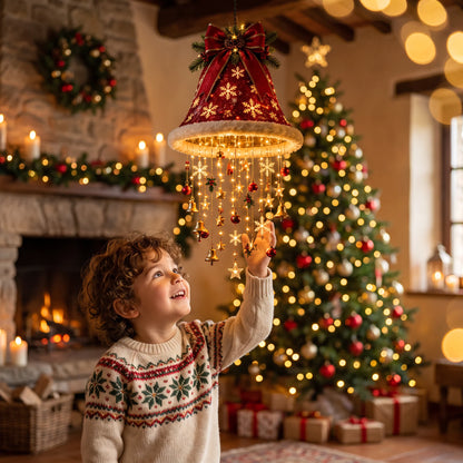 Santa Hat With Integrated LED Lights for Christmas Parties