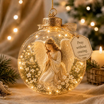 Scripture Ornament Lighted Miniature Scene Keepsake