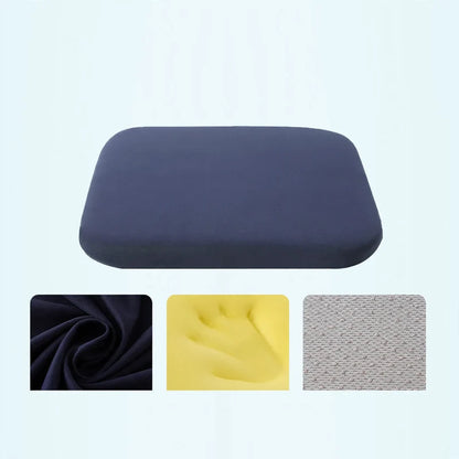 Seat Cushion Memory Foam Breathable Cotton Blend Cover