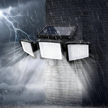 Security Light Solar-Powered Motion Sensor 2500 Lumens