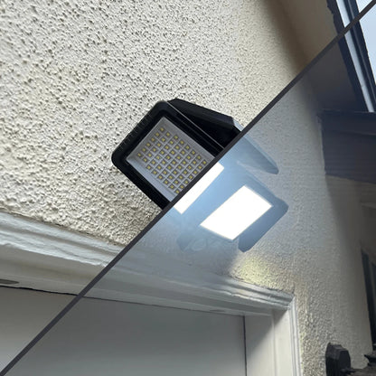 Security Light Solar-Powered Motion Sensor 2500 Lumens