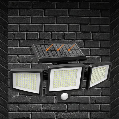 Security Light Solar-Powered Motion Sensor 2500 Lumens