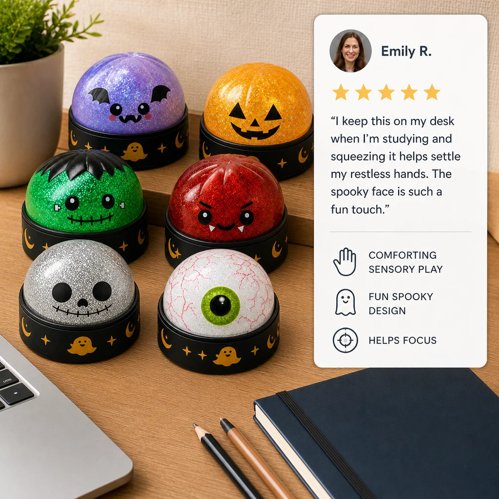 Sensory Toy Squeezable Halloween Designs Stress Relief