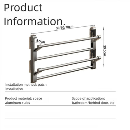Shoe Rack Wall-Mounted With Integrated Drainage, Space-Saving
